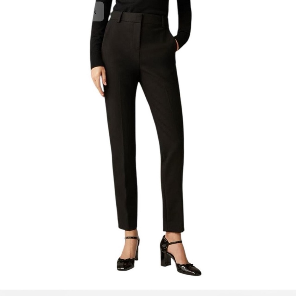 J. CREW CAMERON SLIM CROP BLACK PANTS SIZE4
